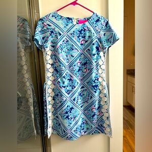 Lilly Pulitzer Blanca Stretch Romper Diamond Shell